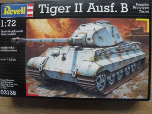 REVELL 1/72 03138 TIGER II Ausf.B  PORSCHE PROTOTYPE TURRET 